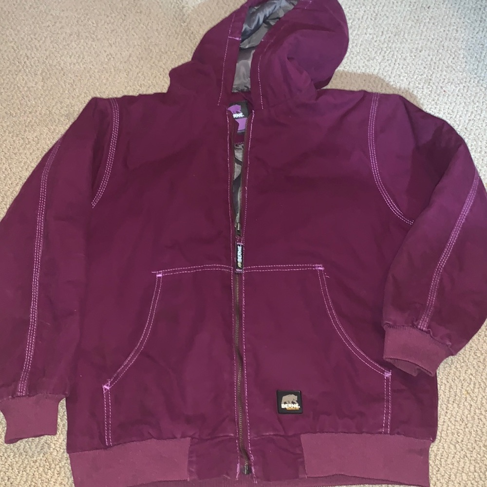 Yourh Berne Sherpa lined coat large